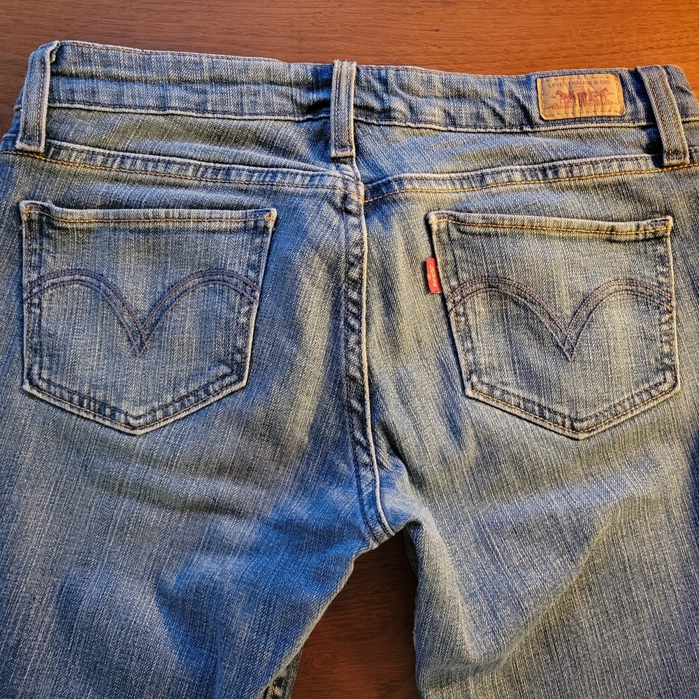Levi's Blue and Cream Denim Jeans